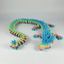 Articulated  Long Crystal Dragon