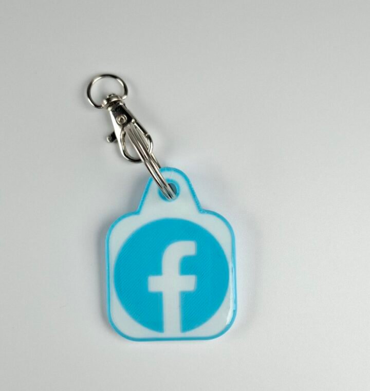 NFC FaceBook keychain