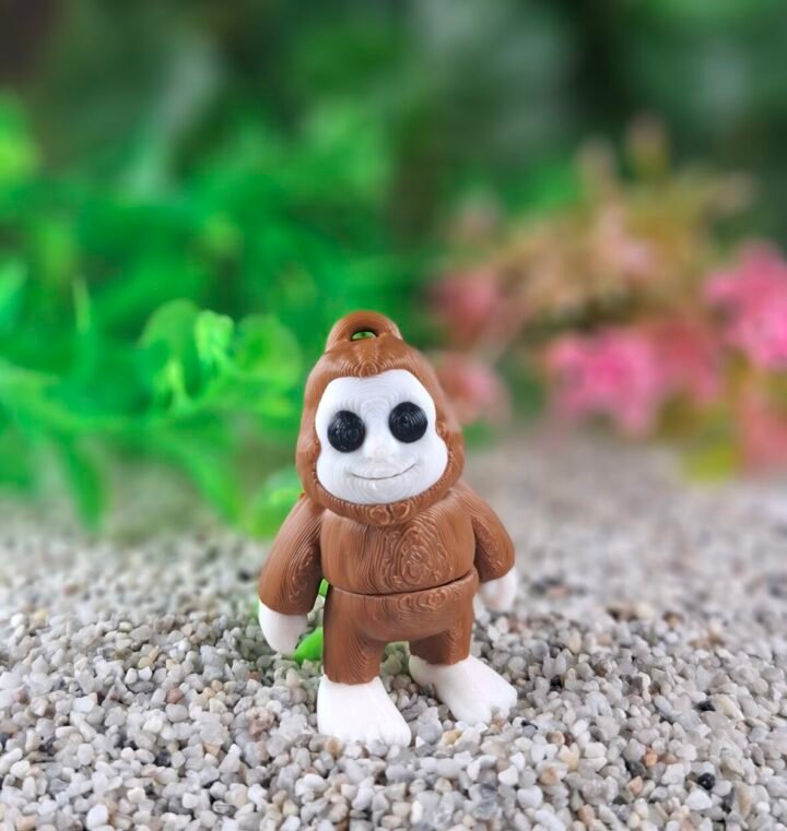 Bigfoot Keychain