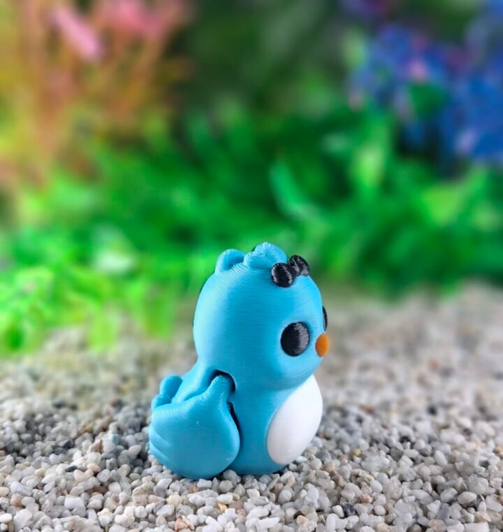 Blue Bird Keychain