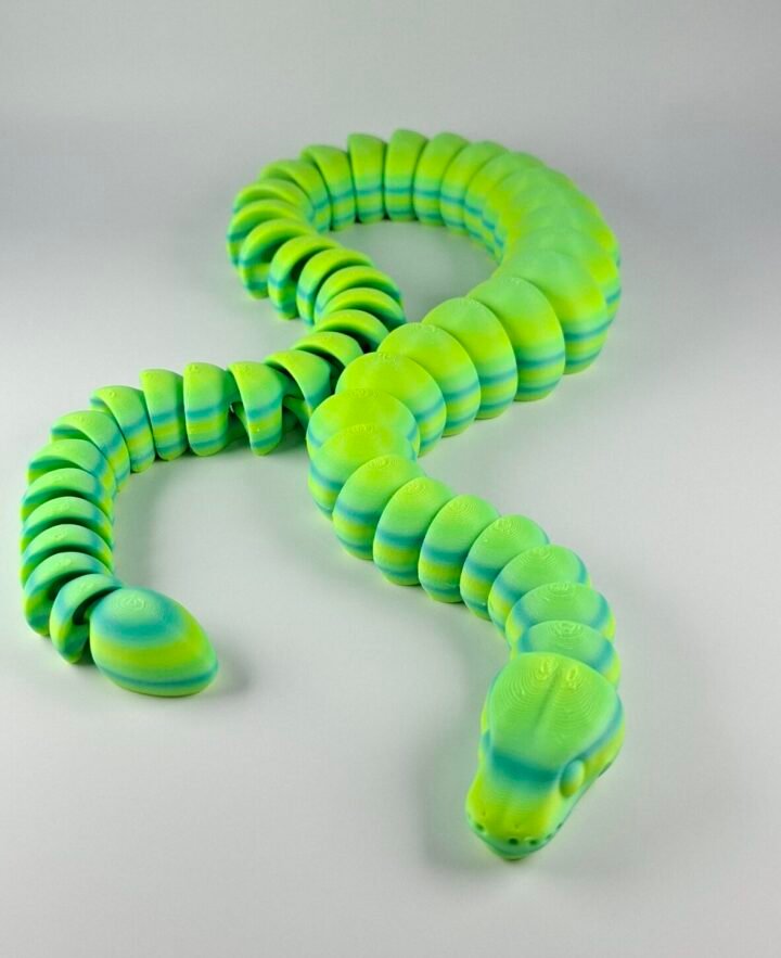 Articulated Long Python Snake