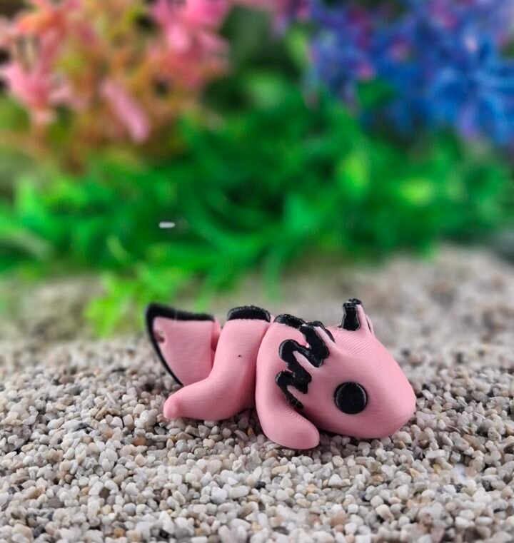 Axolotl Keychain