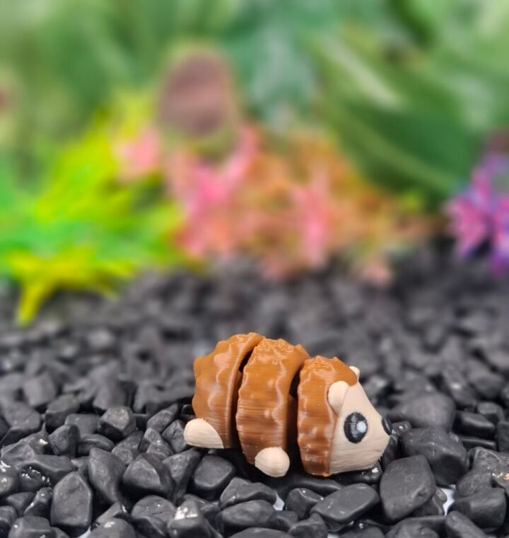 Hedgehog Keychain