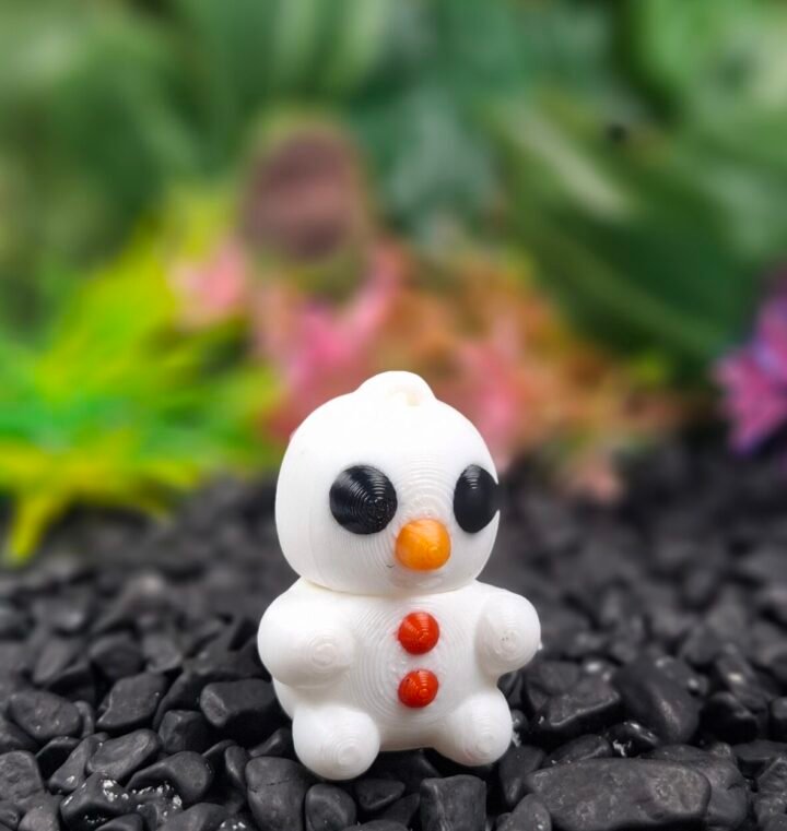 Snowman Keychain